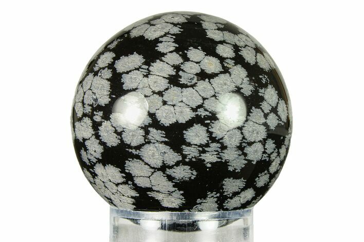 Polished Snowflake Obsidian Sphere - Utah #301603